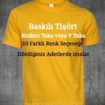 Tişört Baskı Fiyatları İstanbul